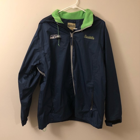 seahawks rain jacket